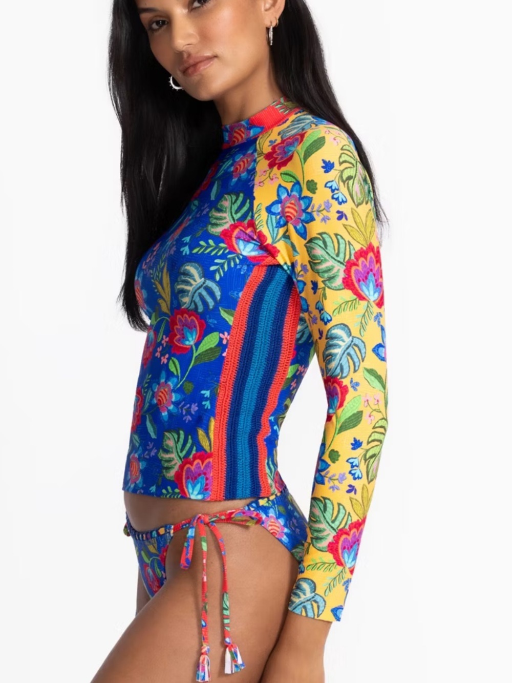 Johnny Was RUMBA MIX LONG SLEEVE SURF SHIRT- Small